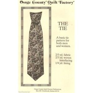Vintage ©1994 - Osage County Quilts Factory - The Tie Pattern